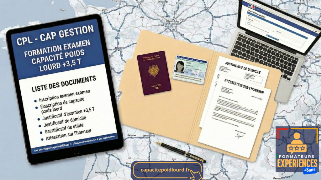 Formation capacité transport marchandises +3,5T — salle de cours Cap Gestion Colombes